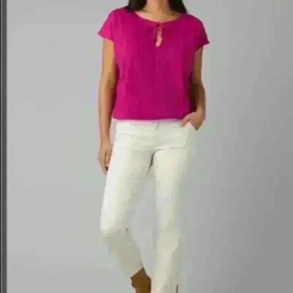 PRANA Women's Ocupas Popover Top in Orchid Bloom Size Small EXC CON - Picture 3 of 6
